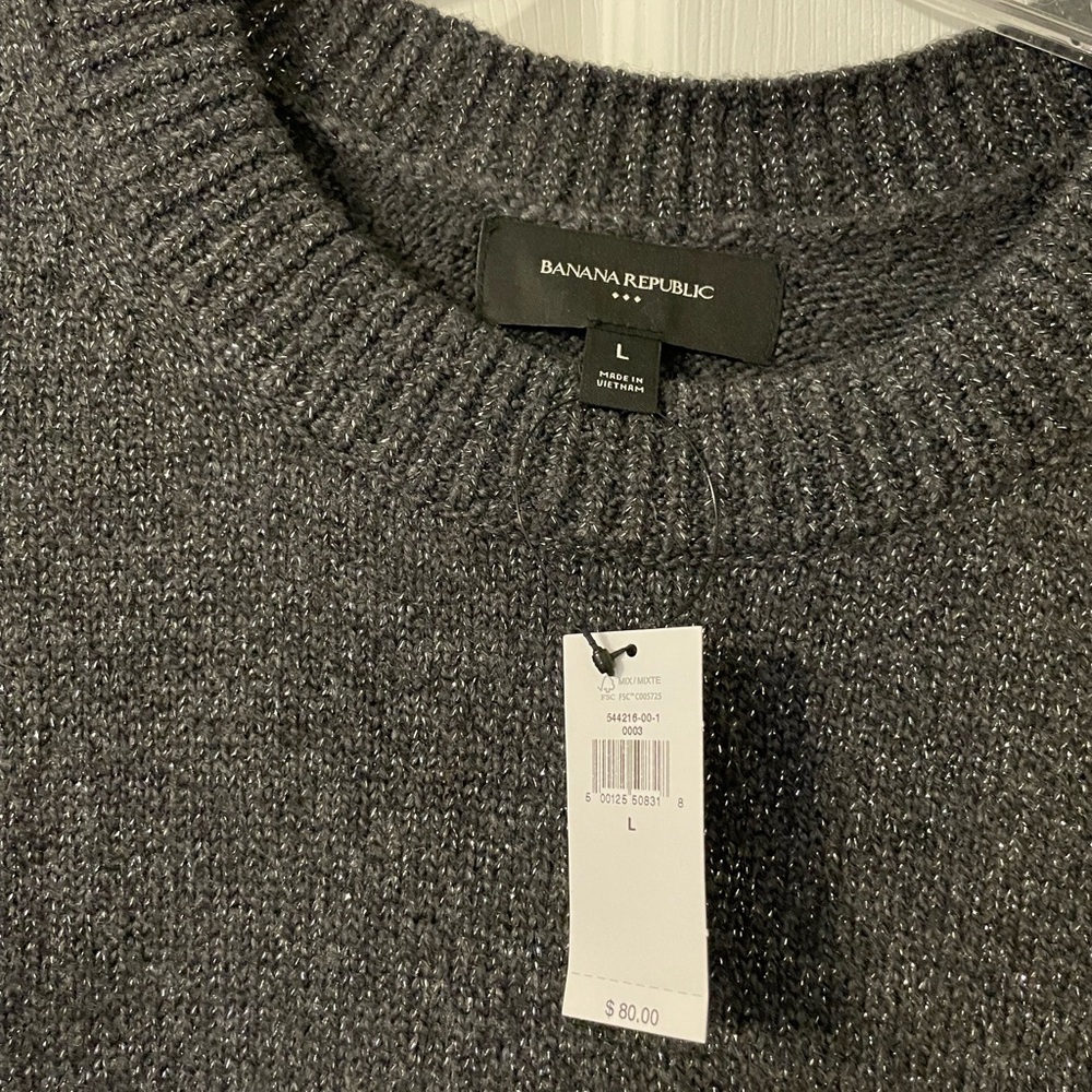 Banana Republic Women’s Charcoal Sweater-NWT